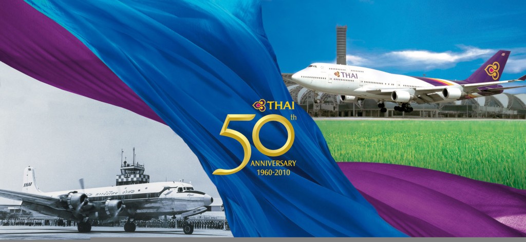Il 50º anniversario di Thai Airways