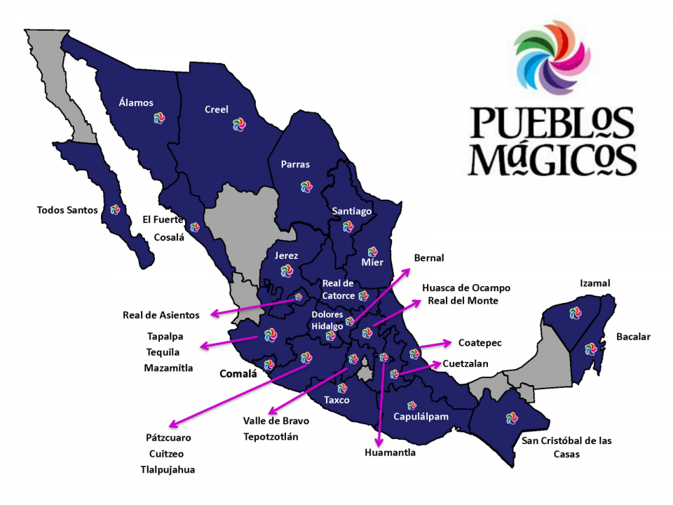 I Pueblos Magicos in Messico