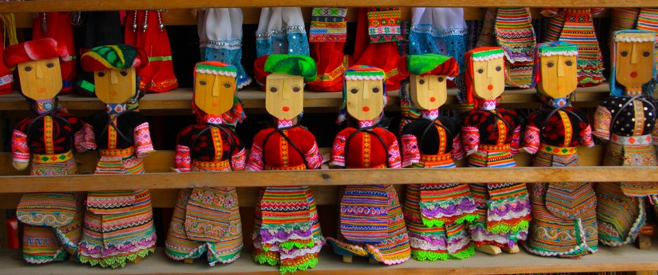 Le bamboline delle diverse etnie