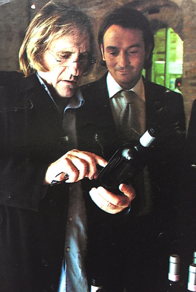 Depardieu con Alberto Cirio (foto Bruno Murialdo).IMG_4518