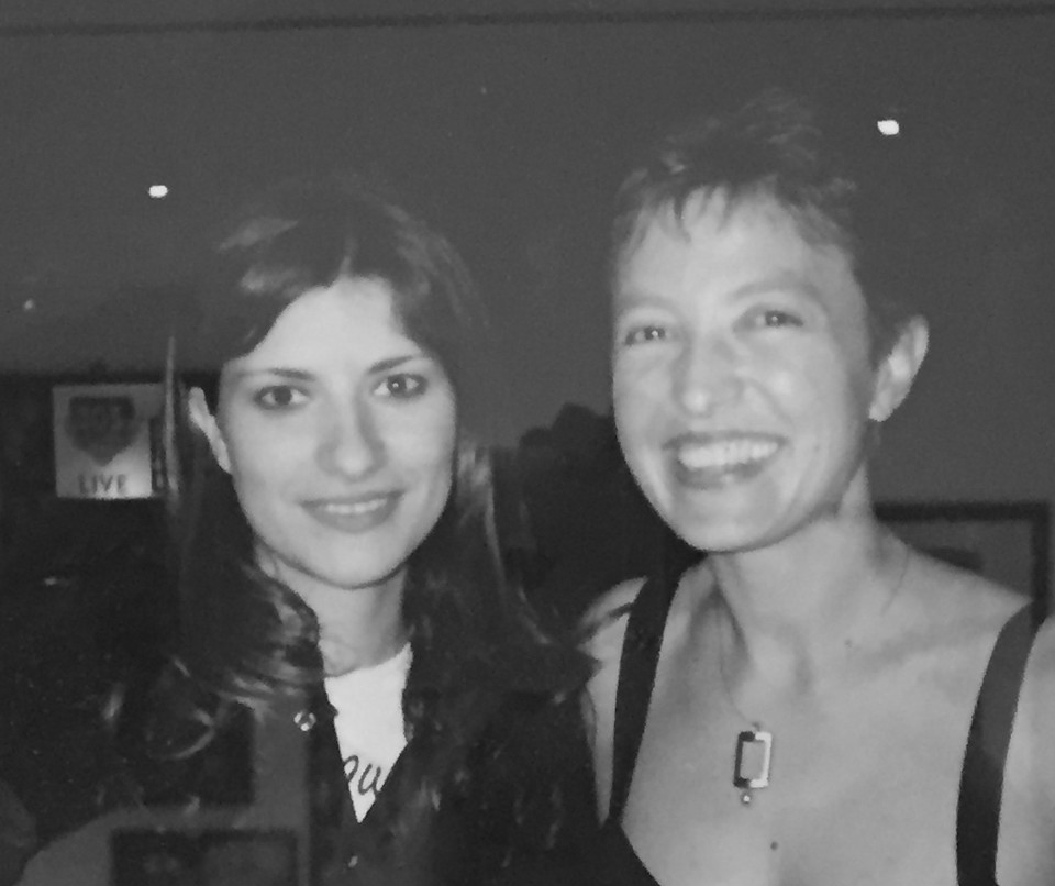 Savina Sciacqua con Laura Pausini all'epoca dell'intervista