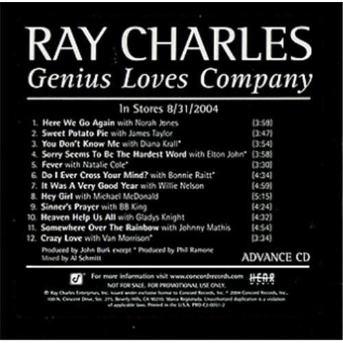 L'ultimo disco postumo di Ray, Genius Loves Company