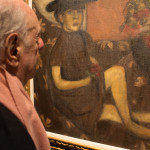 Dario Fo osserva Marc Chagall