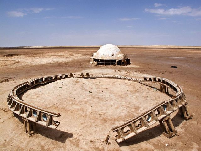 Edifici per le scene su Tatooine visibili in Tunisia