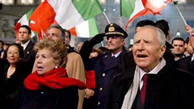 Carlo Azeglio Ciampi e la moglie