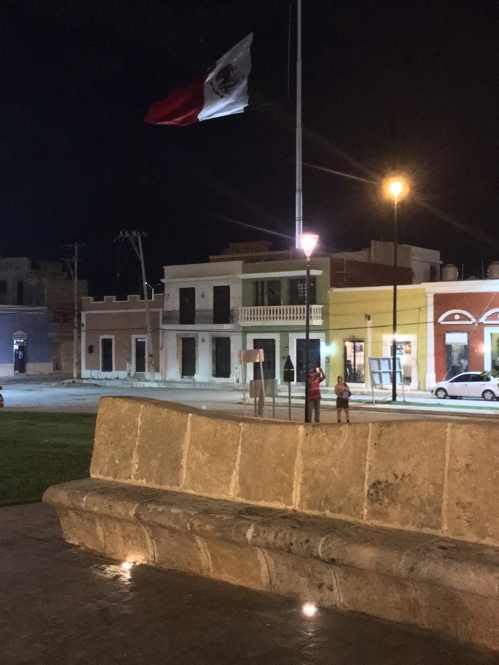All'ngresso del centro storico di Campeche