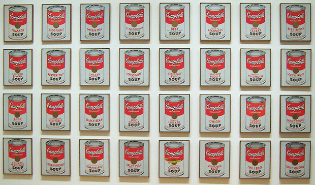 L'iconica opera di Warhol, Campbells soup can