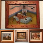 Altro collage di opere di Frida Kahlo esposte