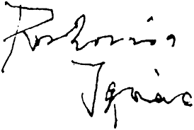 La firma dell'artista
