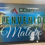 Arrivo all'aeroporto internazionale di Malabo sull'isola di Bioko